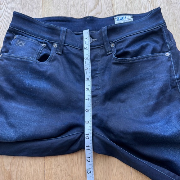 G STAR RAW 3301  INDIGO BLUE SLIM JEANS - 30 - Picture 9 of 15